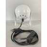 LAMPADA TAVOLO ABATJOURS ORIENTABILE DESIGN Nuova Veneta WHITE EYEBALL LAMP '60