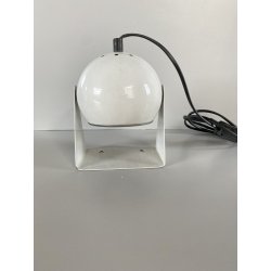 LAMPADA TAVOLO ABATJOURS ORIENTABILE DESIGN Nuova Veneta WHITE EYEBALL LAMP '60