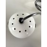 LAMPADA TAVOLO ABATJOURS ORIENTABILE DESIGN Nuova Veneta WHITE EYEBALL LAMP '60