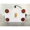 LAMPADA TAVOLO ABATJOURS ORIENTABILE DESIGN Nuova Veneta WHITE EYEBALL LAMP '60