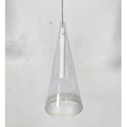 LAMPADA SOSPENSIONE Achille Castiglioni Fucsia 1 Flos ANNI 90 CEILING LAMP VETRO