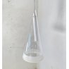 LAMPADA SOSPENSIONE Achille Castiglioni Fucsia 1 Flos ANNI 90 CEILING LAMP VETRO