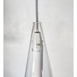 LAMPADA SOSPENSIONE Achille Castiglioni Fucsia 1 Flos ANNI 90 CEILING LAMP VETRO