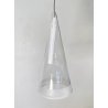 LAMPADA SOSPENSIONE Achille Castiglioni Fucsia 1 Flos ANNI 90 CEILING LAMP VETRO
