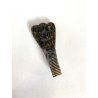 ANTICA TORCIA BRONZO da GIOIELLIERE FORMA di UCCELLO INDIA PRIMO '900