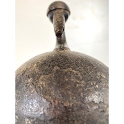ANTICA TORCIA BRONZO da GIOIELLIERE FORMA di UCCELLO INDIA PRIMO '900