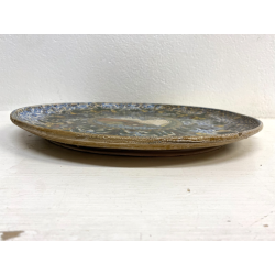 ANTICO PIATTO PARATA CERAMICA Deruta RITRATTO La Bella Giuseppina DECORO