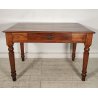 ANTICO TAVOLO legno ROVERE epoca 800 CUCINA scrivania SALA PRANZO 1 CASSETTO