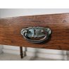 ANTICO TAVOLO legno ROVERE epoca 800 CUCINA scrivania SALA PRANZO 1 CASSETTO