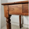ANTICO TAVOLO legno ROVERE epoca 800 CUCINA scrivania SALA PRANZO 1 CASSETTO