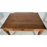 ANTICO TAVOLO legno ROVERE epoca 800 CUCINA scrivania SALA PRANZO 1 CASSETTO