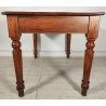 ANTICO TAVOLO legno ROVERE epoca 800 CUCINA scrivania SALA PRANZO 1 CASSETTO