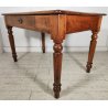 ANTICO TAVOLO legno ROVERE epoca 800 CUCINA scrivania SALA PRANZO 1 CASSETTO
