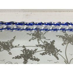 ANTICO VASSOIO a SPECCHIO CORNICE TORCIGLIONI VETRO Murano SCENA GALANTE anni 60