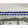 ANTICO VASSOIO a SPECCHIO CORNICE TORCIGLIONI VETRO Murano SCENA GALANTE anni 60