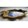 ANTICA grande ACQUASANTIERA MADONNA in CERAMICA MAIOLICA MEISSEN stile DRESDEN