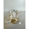 grande ANTICA ACQUASANTIERA ANGELO h 32 cm CERAMICA MAIOLICA MEISSEN o DRESDEN