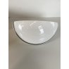 LOTTO 5 APPLIQUE LAMPADA VETRO MURANO OPALINO AVVENTURINA ARGENTO '70/'80