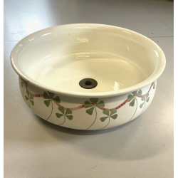 LAVELLO CATINO APPOGGIO CERAMICA Richard Ginori DECORO BOTANICO ART NOUVEAU