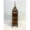 ANTICO OROLOGIO TAVOLO Boulle legno intarsiato BRONZO DORATO pendolo PRIMO '900
