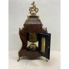 ANTICO OROLOGIO TAVOLO Boulle legno intarsiato BRONZO DORATO pendolo PRIMO '900