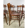 LOTTO 6 SEDIE STILE THONET ANTICHE LEGNO FAGGIO CURVATO PRIMI 1900 CHAIR OSTERIA