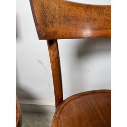 LOTTO 6 SEDIE STILE THONET ANTICHE LEGNO FAGGIO CURVATO PRIMI 1900 CHAIR OSTERIA