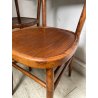 LOTTO 6 SEDIE STILE THONET ANTICHE LEGNO FAGGIO CURVATO PRIMI 1900 CHAIR OSTERIA