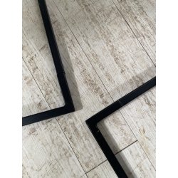 LOTTO 4 SEDIE PRANZO SBALZO SIMILPELLE GRIGIO MARRONE METALLO DESIGN BRACCIOLI