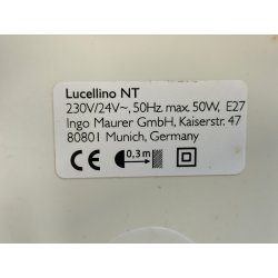 LUCELLINO NT Lampada da Parete DESIGN Ingo Maurer APPLIQUE Vintage Halogen Lamp