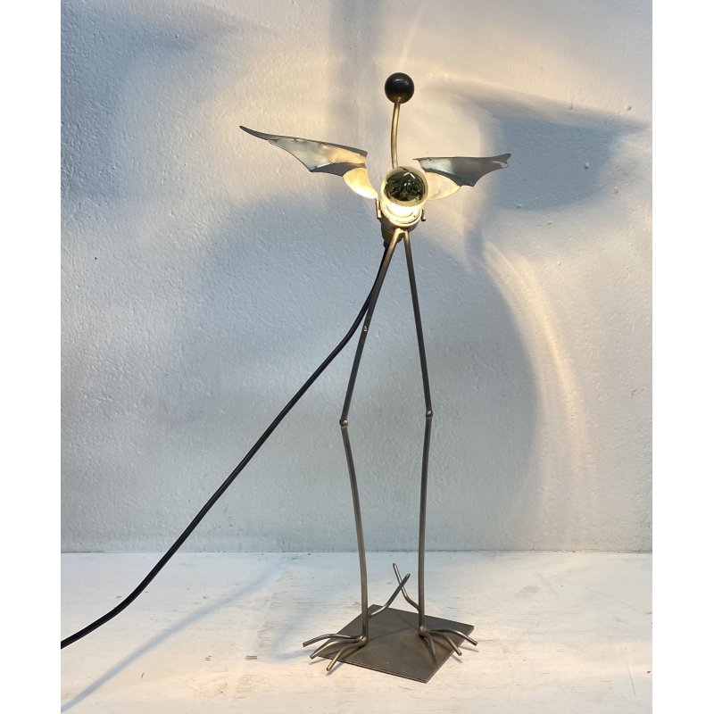 LAMPADA DA TAVOLO Paesi Bassi Bjart Veenendaal Bird UCCELLO ABATJOUR ANNI 90