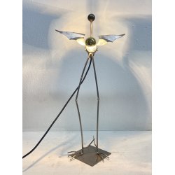 LAMPADA DA TAVOLO Paesi Bassi Bjart Veenendaal Bird UCCELLO ABATJOUR ANNI 90