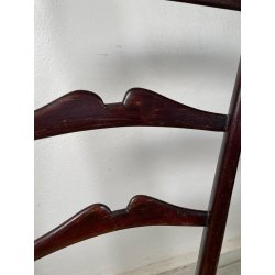 COPPIA SEDIE CHIAVARINE STILE PAOLO BUFFA ANNI 50 VINTAGE CHIAVARI CHAIR DESIGN