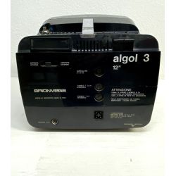 TV PORTATILE Brionvega ALGOL 3 NERO Design ZANUSO SAPPER 12" POLLICI NON TESTATO