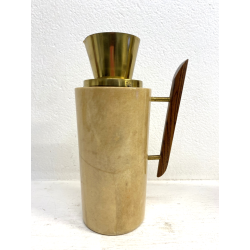 VINTAGE BAR SET 4 Pz.  DESIGN Aldo Tura MACABO FAGGIO PERGAMENA OTTONE '50s