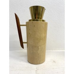 VINTAGE BAR SET 4 Pz.  DESIGN Aldo Tura MACABO FAGGIO PERGAMENA OTTONE '50s