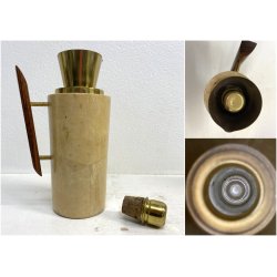 VINTAGE BAR SET 4 Pz.  DESIGN Aldo Tura MACABO FAGGIO PERGAMENA OTTONE '50s