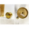 VINTAGE BAR SET 4 Pz.  DESIGN Aldo Tura MACABO FAGGIO PERGAMENA OTTONE '50s