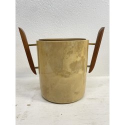 VINTAGE BAR SET 4 Pz.  DESIGN Aldo Tura MACABO FAGGIO PERGAMENA OTTONE '50s