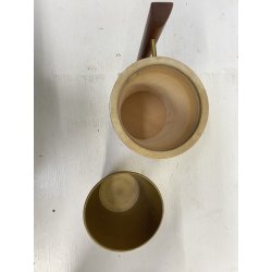 VINTAGE BAR SET 4 Pz.  DESIGN Aldo Tura MACABO FAGGIO PERGAMENA OTTONE '50s