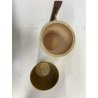 VINTAGE BAR SET 4 Pz.  DESIGN Aldo Tura MACABO FAGGIO PERGAMENA OTTONE '50s