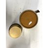 VINTAGE BAR SET 4 Pz.  DESIGN Aldo Tura MACABO FAGGIO PERGAMENA OTTONE '50s