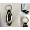 PORTACHIAVI KEY RING Montblanc MatSteel PELLE STAMPATA PATTERN BLACK ALLIGATOR