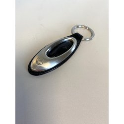 PORTACHIAVI KEY RING Montblanc MatSteel PELLE STAMPATA PATTERN BLACK ALLIGATOR