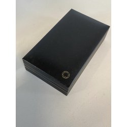 PORTACHIAVI KEY RING Montblanc MatSteel PELLE STAMPATA PATTERN BLACK ALLIGATOR