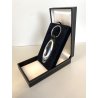 PORTACHIAVI KEY RING Montblanc MatSteel PELLE STAMPATA PATTERN BLACK ALLIGATOR