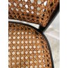 LOTTO 6 SEDIE VINTAGE STILE THONET modello 811 PAGLIA VIENNA LEGNO LACCATO NERO