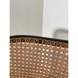 LOTTO 6 SEDIE VINTAGE STILE THONET modello 811 PAGLIA VIENNA LEGNO LACCATO NERO