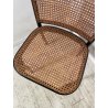 LOTTO 6 SEDIE VINTAGE STILE THONET modello 811 PAGLIA VIENNA LEGNO LACCATO NERO