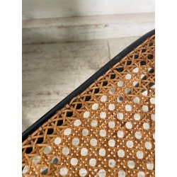 LOTTO 6 SEDIE VINTAGE STILE THONET modello 811 PAGLIA VIENNA LEGNO LACCATO NERO